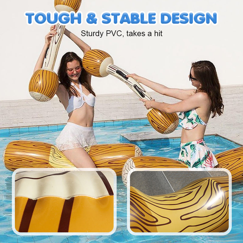 Toystar WaterBattle Float | Inflatable Battle Set 2 Seat Cushions & 2 Hand Clubs, 3+ – Unforgettable Water Fights for Ever...