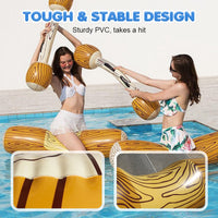 Thumbnail for Toystar WaterBattle Float | Inflatable Battle Set 2 Seat Cushions & 2 Hand Clubs, 3+ – Unforgettable Water Fights for Ever...