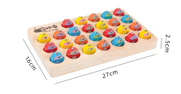 Toystar EcoToys Fishing fun | Lively Learning Experience - Wooden Magnetic Fishing Game for Kids - Levendige leerervaring ...
