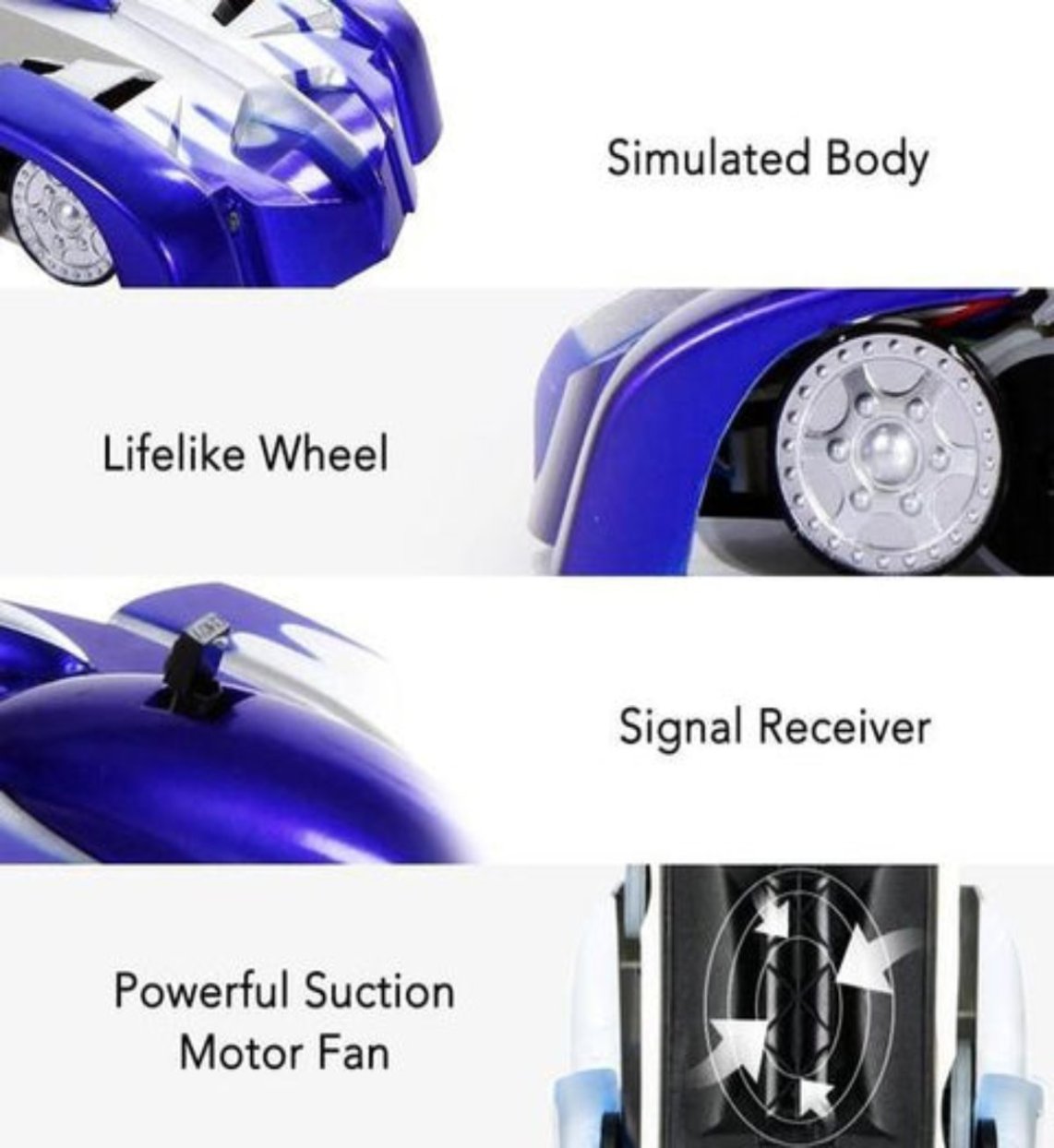 Toystar RC Car Anti-Gravity | Spectacular Toy - Rides on Walls and Ceilings - Spectaculair Speelgoed - Rijdt op Muren en P...