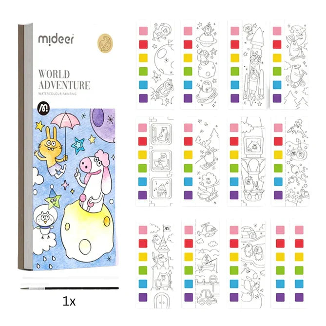 Toystar Watercolor Wonder | Discover the creative world of painting - Painting book for children - Ontdek de creatieve wer...