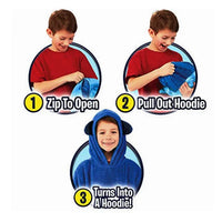 Thumbnail for Toystar Snuggle Pals | Cozy comfort - 2-in-1 Kids Animal Hoodie Pillow Toy for Winter - Knus comfort - 2-in-1 Kids Animal ...