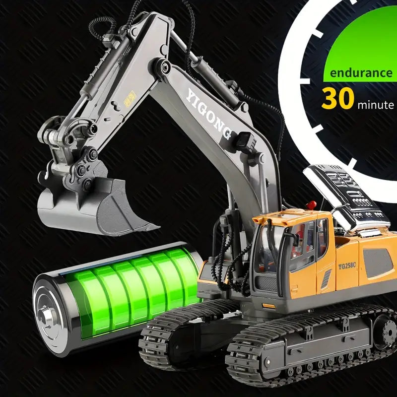Toystar RC Power Machine | Ultimate Fun for Young Adventurers - Steerable Excavator - Ultiem Speelplezier voor Jonge Avont...