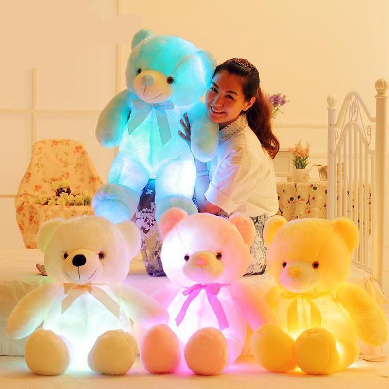 Toystar GlowTeddy | Light up the night - LED Teddy Bear Plush Toy for children - Verlicht de nacht - LED Teddy Beer Knuffe...