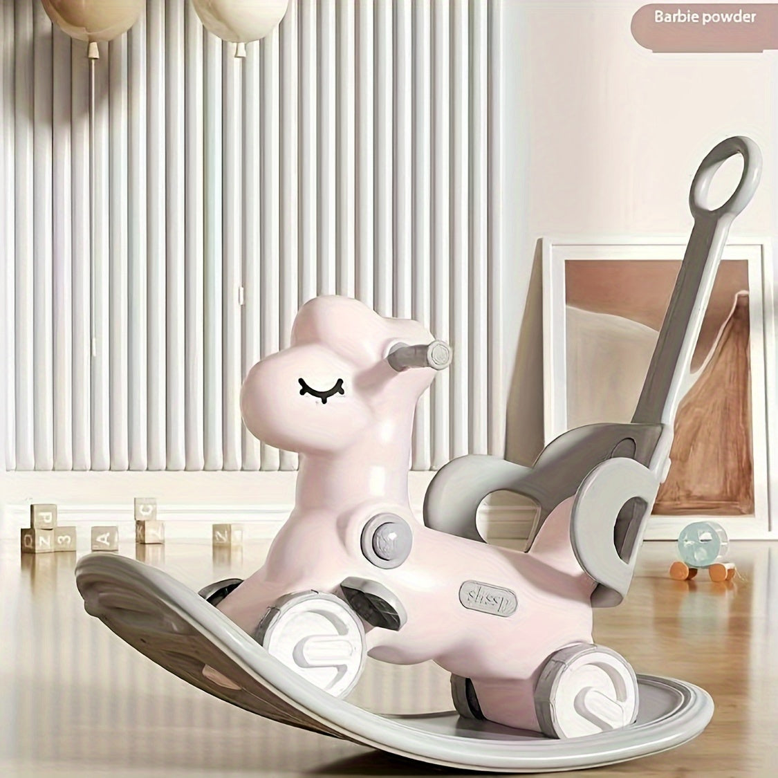 Shining Baby Rocking Horse | Magical fun for your little one - 2-in-1 Rocking Horse and Balance Bike