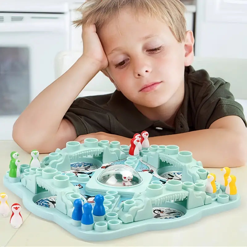 Toystar CoolQuest | Penguin Slide - Children's Desktop Puzzle Dice Game Toy - Pinguïn Glijbaan - Kinder Desktop Puzzel Dob...