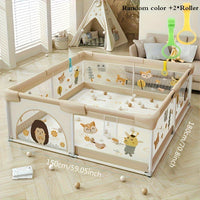 Thumbnail for SafeNest Playbox | Safe play and discovery - Baby play gate with soft protection