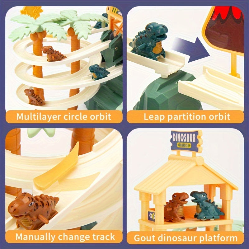 Toystar DinoLoop | Exciting Racing Adventure - Double Loop Dinosaur Race Track for Kids - Spannend raceavontuur - Dubbele ...