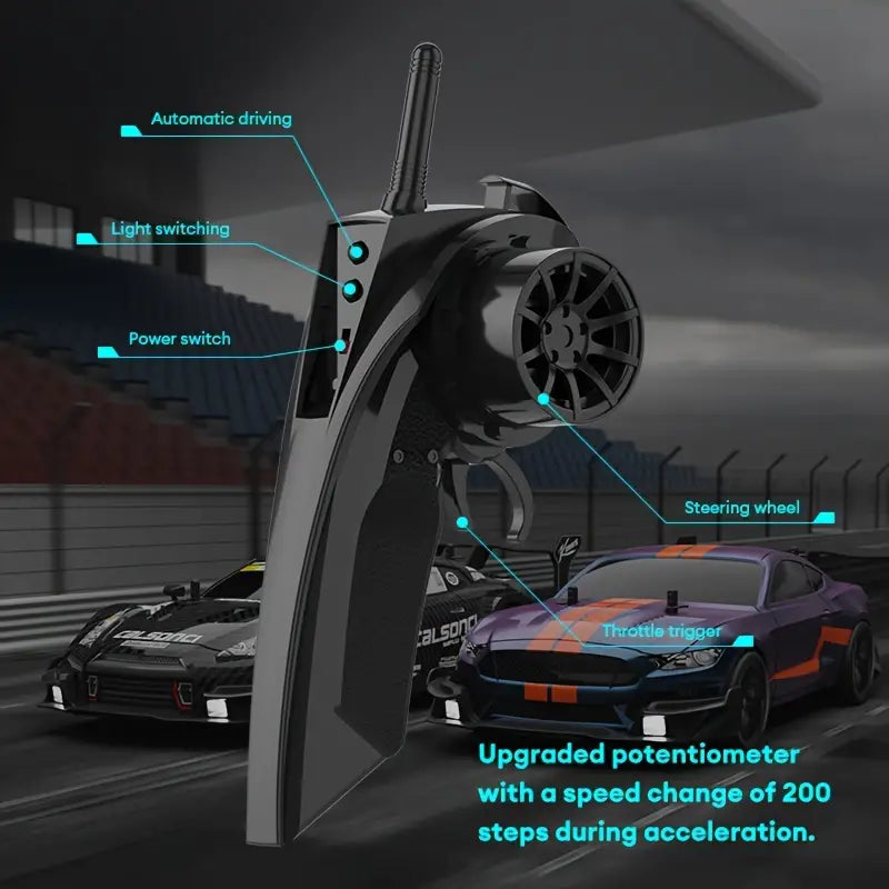 Toystar Turbo Drift Racer | Discover the excitement - 1:16 Remote Control Car - Ontdek de opwinding - 1:16 Afstandsbedieni...