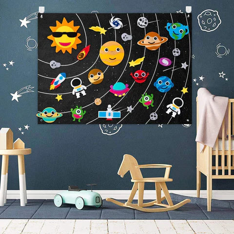 Toystar Planetary Adventure Board | Discover the Universe - Educational Felt Board for Kids - Ontdek het Universum - Educa...