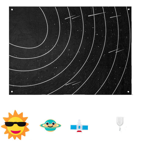 Toystar Planetary Adventure Board | Discover the Universe - Educational Felt Board for Kids - Ontdek het Universum - Educa...