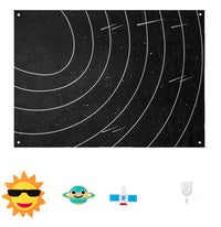 Thumbnail for Toystar Planetary Adventure Board | Discover the Universe - Educational Felt Board for Kids - Ontdek het Universum - Educa...