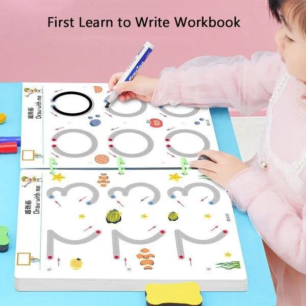 Toystar Children's Tracing Workbook | Stimulates playful learning and motor skills - Play and learn fun - *Stimuleert spel...