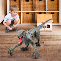 Thumbnail for Toystar Remote Controlled Dinosaur | Remote Controlled Dinosaur Raptor for Kids - Remote Controlled Dinosaur | Afstandsbed...