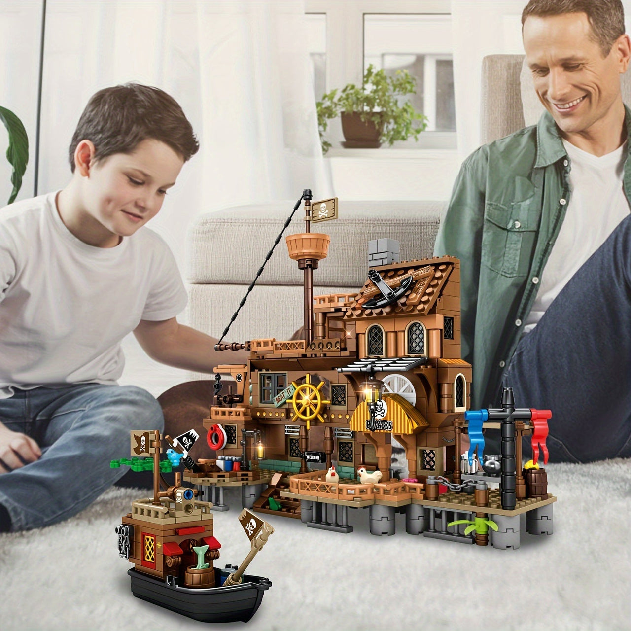 Toystar CaptainQuest | Pirate ship building set - Exciting adventure game for children - Piratenschip speelset - Spannend ...