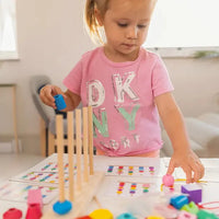Thumbnail for Toystar BeadyMatch | Learning colors and playing at the same time – Montessori bead puzzle - Kleuren leren en spelen tegel...