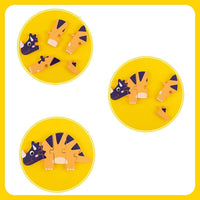 Thumbnail for Ecotoys DinoPuz | Prehistorisch plezier - Houten Dinosaurus Puzzelset