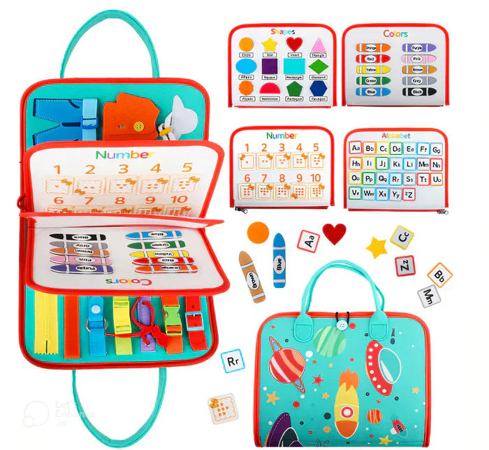 Toystar Montessori Travel Board | Develop Basic Skills - Educational Toys for Children - Ontwikkel Basisvaardigheden - Edu...