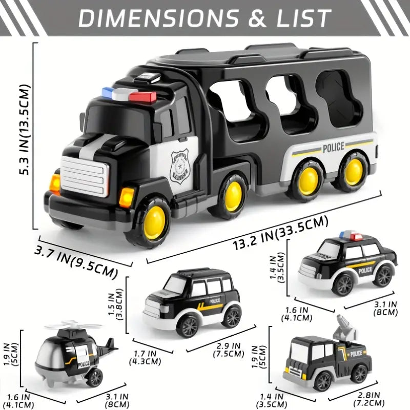 Toystar RescueForce Truck | Let your toddler experience heroic rescue missions - Police truck toy with friction technology...
