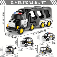Thumbnail for Toystar RescueForce Truck | Let your toddler experience heroic rescue missions - Police truck toy with friction technology...
