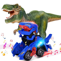 Thumbnail for Transforming Dinosaur Toy Car | Best Automatic Transformer Toy Car - Encourages Creative Play