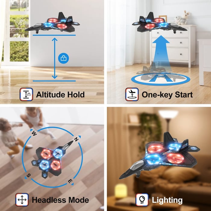Toystar Jet Fighter | Best Remote Control Toy Ever - Encourages action and coordination - Bestseller - Beste op afstand be...