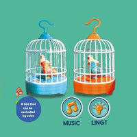 Thumbnail for Toystar FeatherTune Interactive Bird Cage | Play and Learn Bird Cage for Children - Light and Sound Function - Speel en Le...