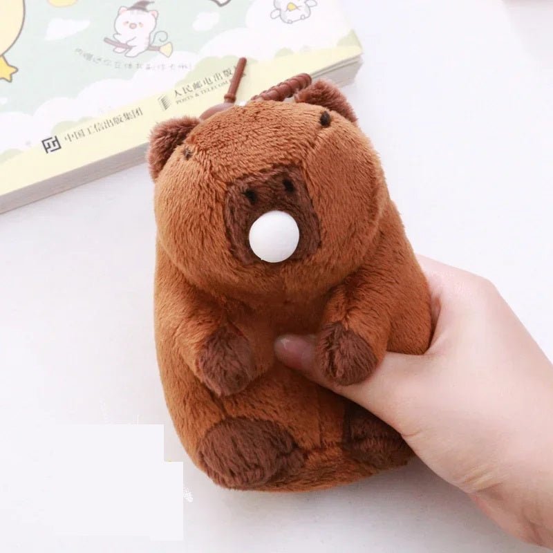 Toystar CapyBaraCharm | Playful and cute - Squeezeable capybara keychain with sound - Speels en schattig - Knijpbare capib...