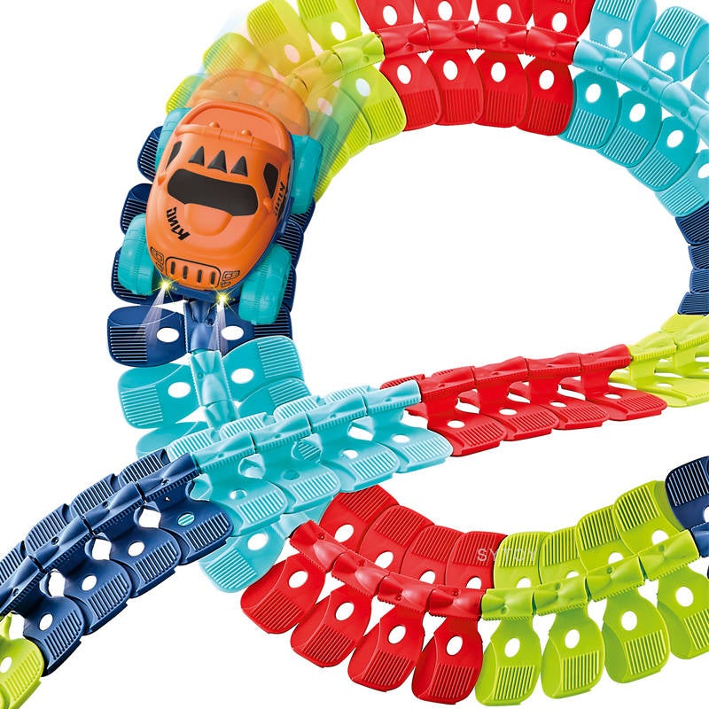 Toystar Race Track Wonder | Let your children's imagination sparkle - Ultra-flexible Race Track for Endless Play Fun - Laa...