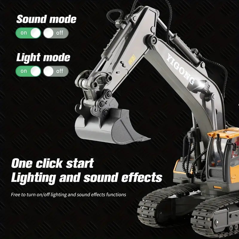 Toystar RC Power Machine | Ultimate Fun for Young Adventurers - Steerable Excavator - Ultiem Speelplezier voor Jonge Avont...