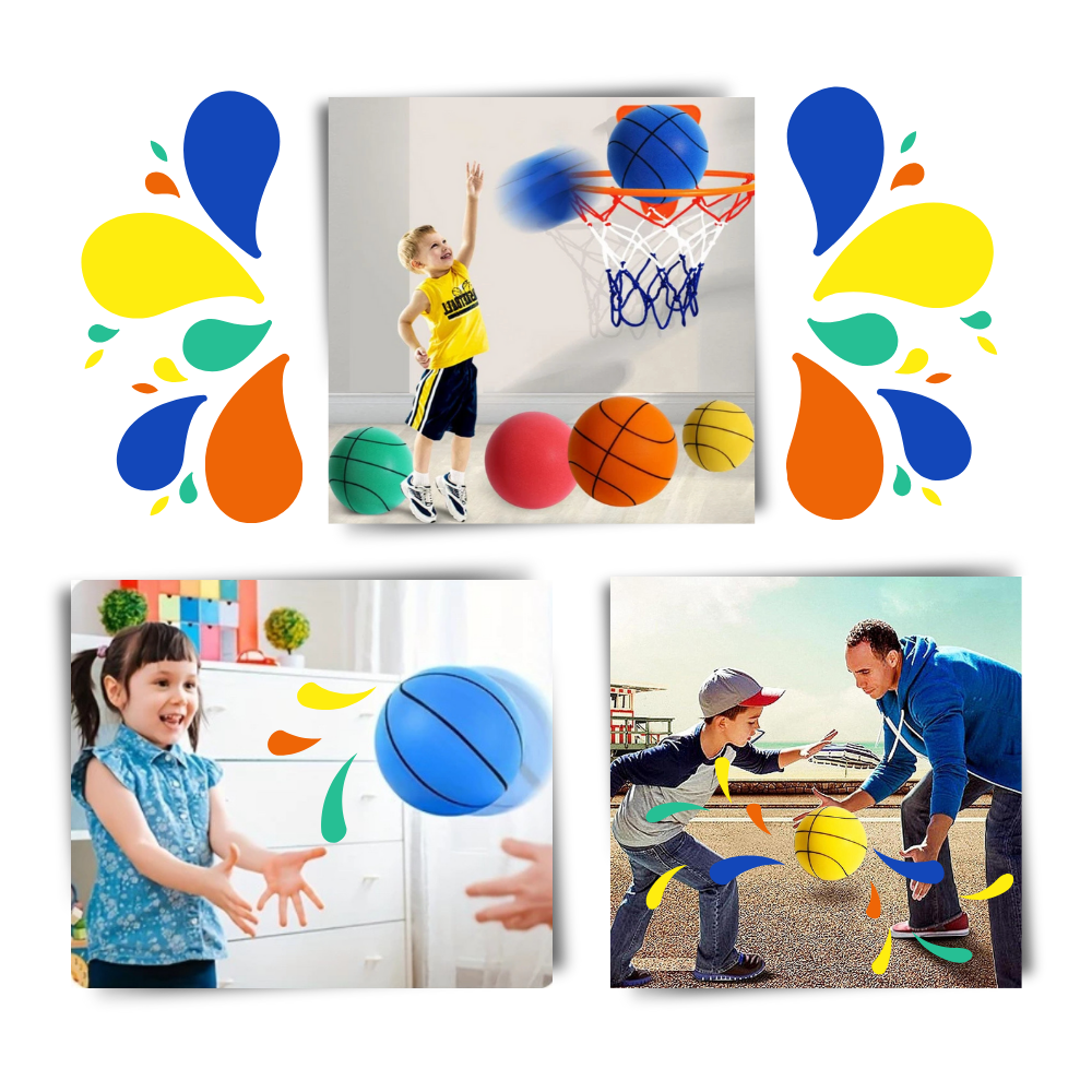 Toystar Silent Basketball | Quiet and Light Basketball - Perfect for Indoor Activities - Stille en Lichte Basketbal - Perf...