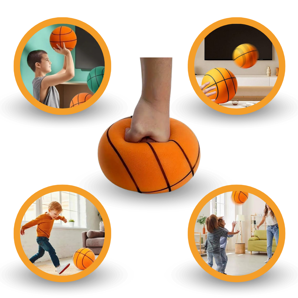 Toystar Silent Basketball | Quiet and Light Basketball - Perfect for Indoor Activities - Stille en Lichte Basketbal - Perf...