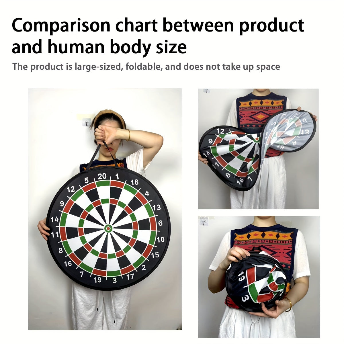 Dart game | Fun for everyone - Large fabric dartboard for indoors and outdoors