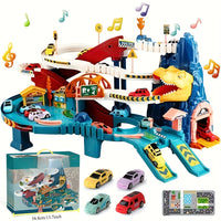 Thumbnail for Toystar DinoRush | Exciting prehistoric adventure - Dinosaur playset with race track and mountain track - Bestseller - Spa...