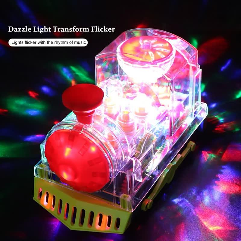 Toystar Transparent Choo Choo Train | Fun and fascinating toy train - Encourages creative play and motor skills - Leuke en...
