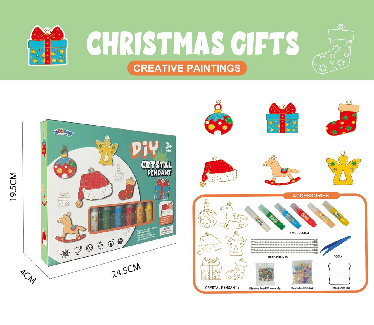 Toystar SparkleCharm | Magical creativity for little artists - DIY crystal pendant craft kit - Magische creativiteit voor ...