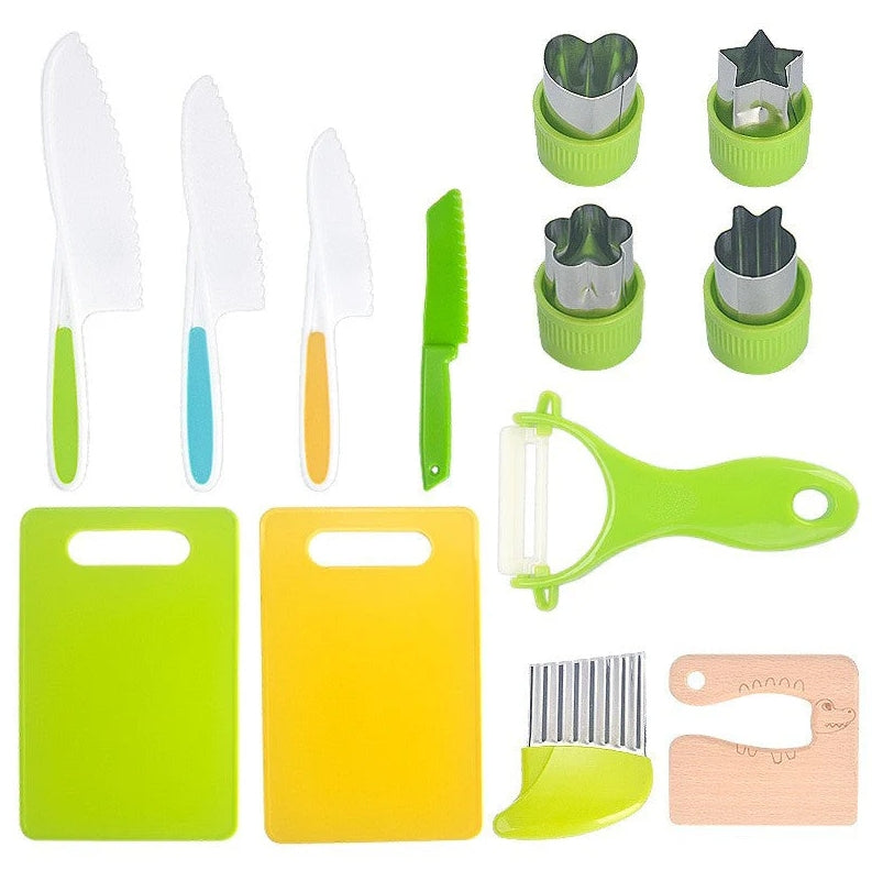 Small Chef Set | Safe cooking, great fun - Montessori kitchen aids for children