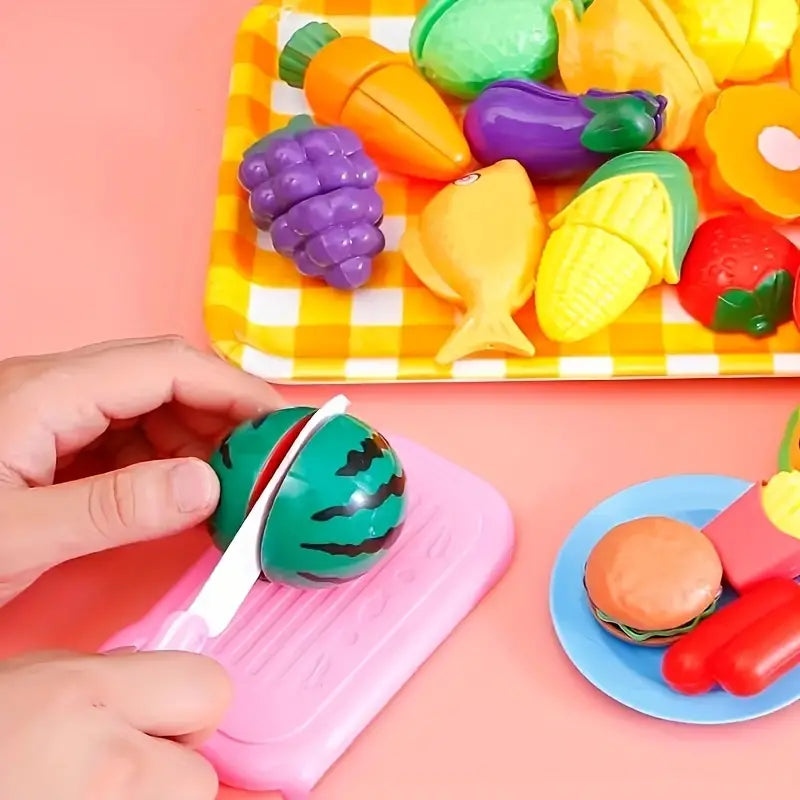 Toystar FoodieCut | Fun Role Play Toy - Educational Cutting Fruit & Vegetables - *Leuk Rollenspel Speelgoed - Educatief Sn...