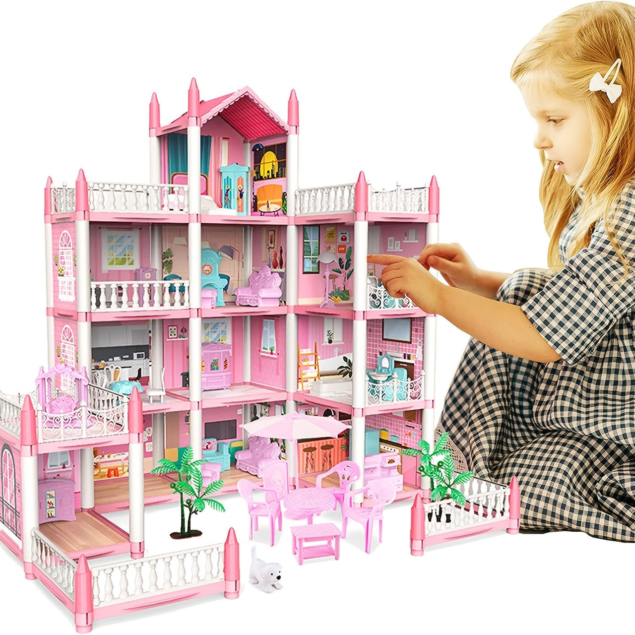 Wonderland Dollhouse | Magical mini world - DIY princess castle with LED lighting