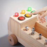 Thumbnail for Toystar EcoToys LightPlay | Encourage Learning and Development - Montessori Wooden LED Light Switchboard for Children - St...