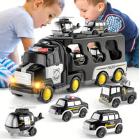 Thumbnail for Toystar RescueForce Truck | Let your toddler experience heroic rescue missions - Police truck toy with friction technology...