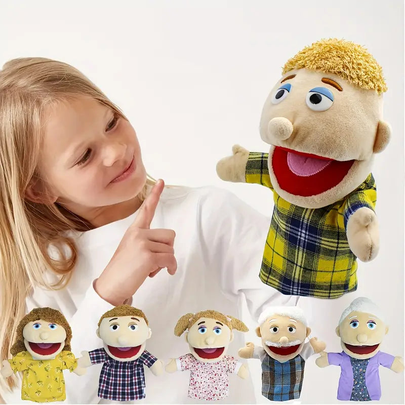 Glove puppet fun | Magical Puppetry - Soft plush hand puppet for interactive play fun
