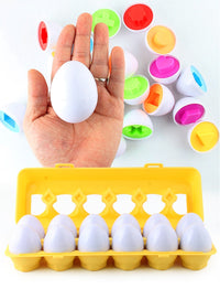 Thumbnail for Educational Geometric Eggs | Stimulates intellectual growth and motor skills - Play and learn fun