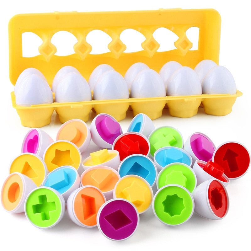 Toystar Educational Geometric Eggs | Stimulates intellectual growth and motor skills - Play and learn fun - Stimuleert int...