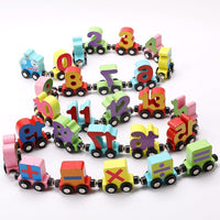 Thumbnail for Toystar EcoToys Puzzle Train | Colorful fun - Educational wooden train with letters and numbers - Kleurige plezier - Educa...
