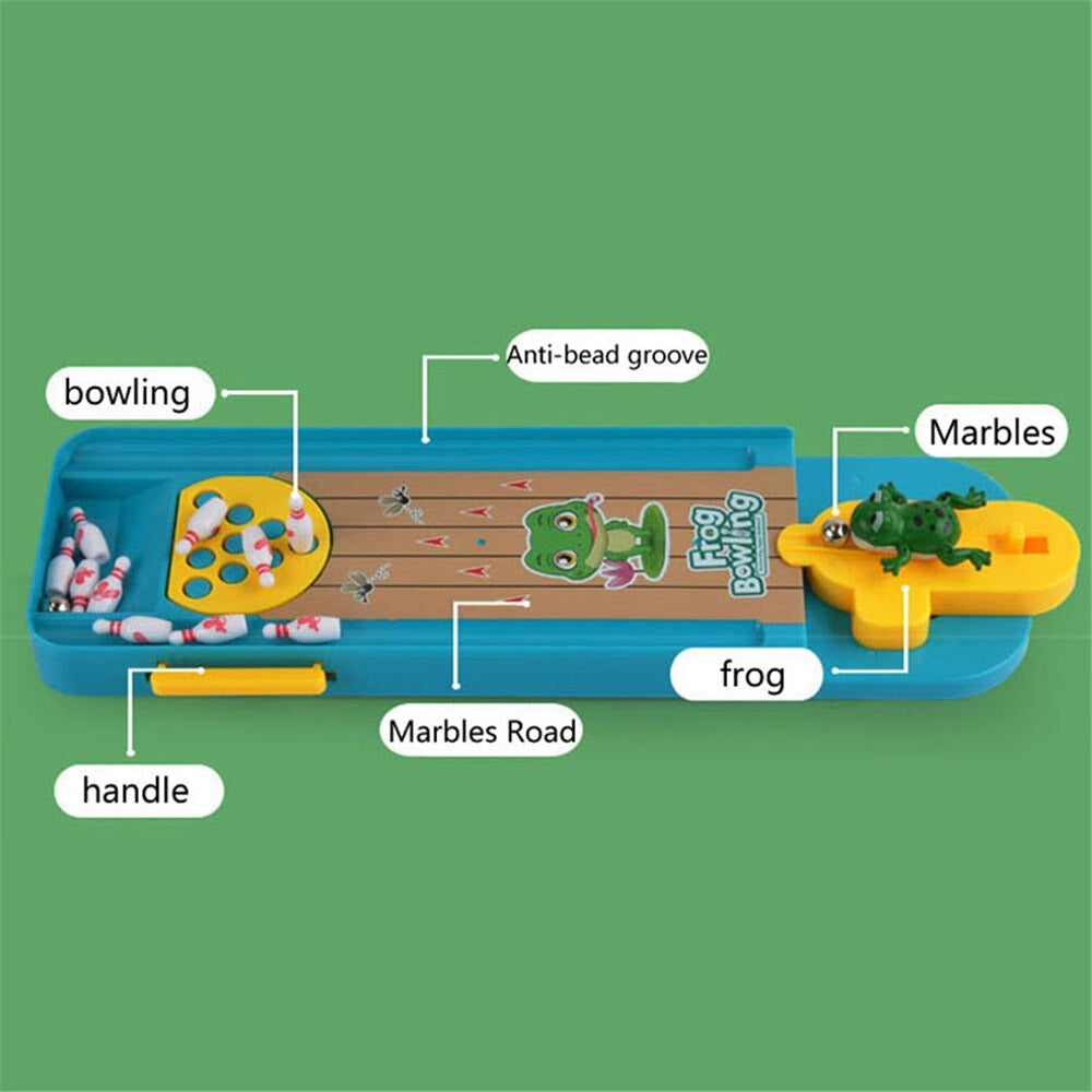 Toystar Bowling Frog | Fun for Children - Mini Bowling Table Game - Gezelligheid voor Kinderen - Mini Bowling Tafel Spel (10)