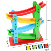 Thumbnail for Toystar EcoToys Race & Play | Endless Fun - Colorful Wooden Car Racing Track - Eindeloze Pret - Kleurige Houten Autorennba...