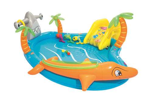 Toystar AquaAdventure | Splashing fun for little explorers - Inflatable play pool - Spetterpret voor kleine ontdekkers - O...