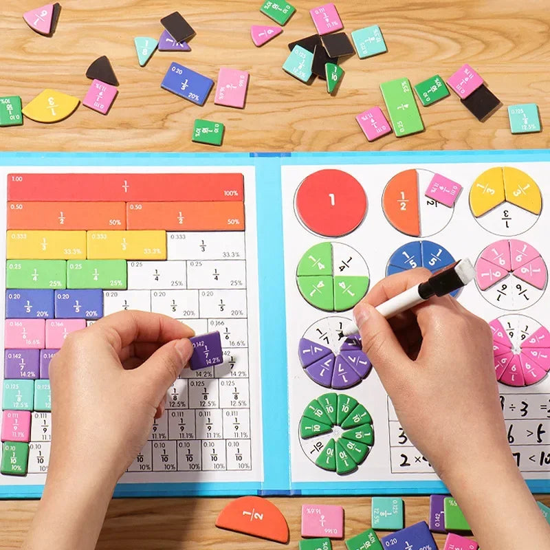 Magnetix NumiBook | Leren door Spel – Montessori Breukenspel met Magnetische Rekenset