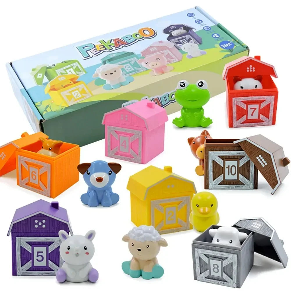 Toystar Petting zoo play set | Learning through play - Montessori Educational - Spelend Leren - Montessori Educatief
